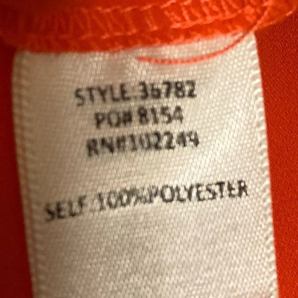 Skies are Blue Orange sleeveless blouse Small - Picture 4 of 4